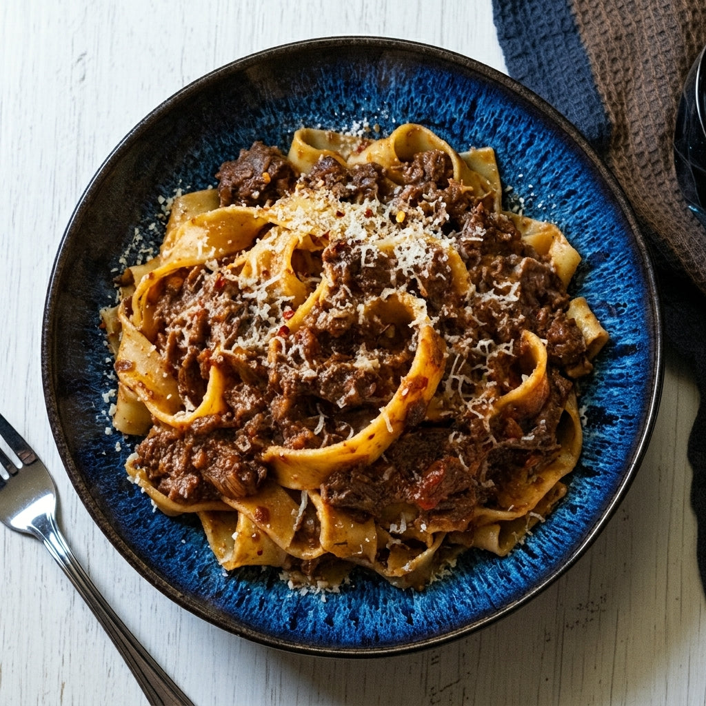 Pappardelle mit Wildschwein Sugo