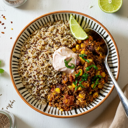 Chili sin Carne mit Quinoa ⚖️