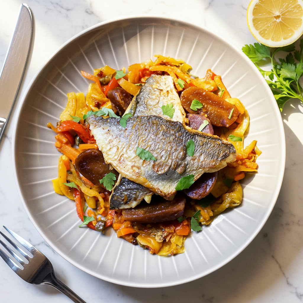 Escabeche von der Goldbrasse