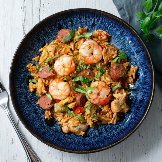 Jambalaya mit Poulet & Shrimps 💪