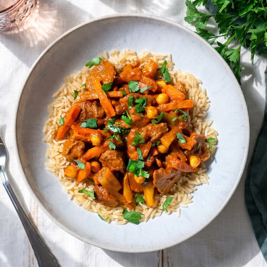Lamm Tikka Masala mit Vollreis ⚖️