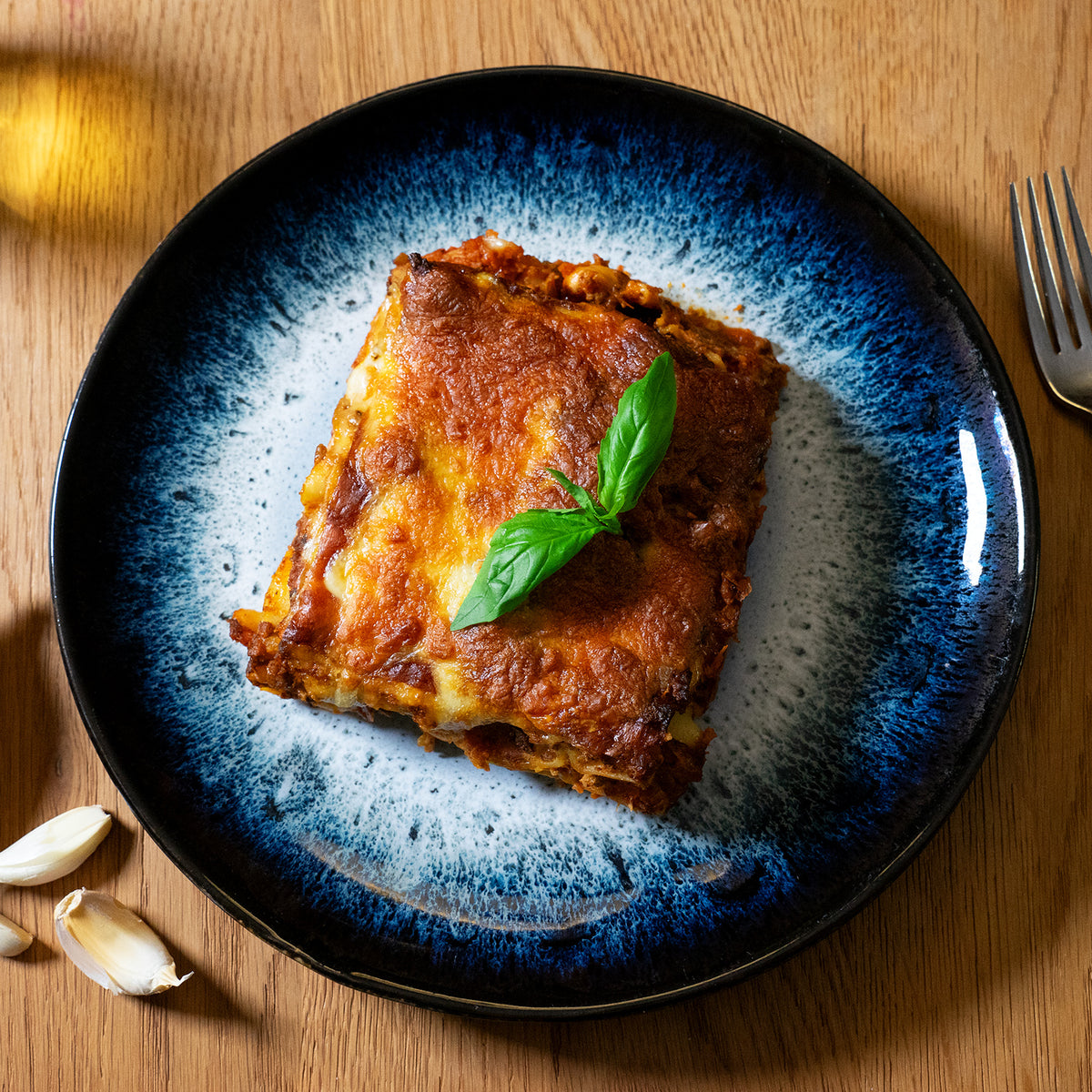 Vegetarian lasagne with protaneo