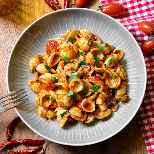 Whole wheat all'arrabbiata