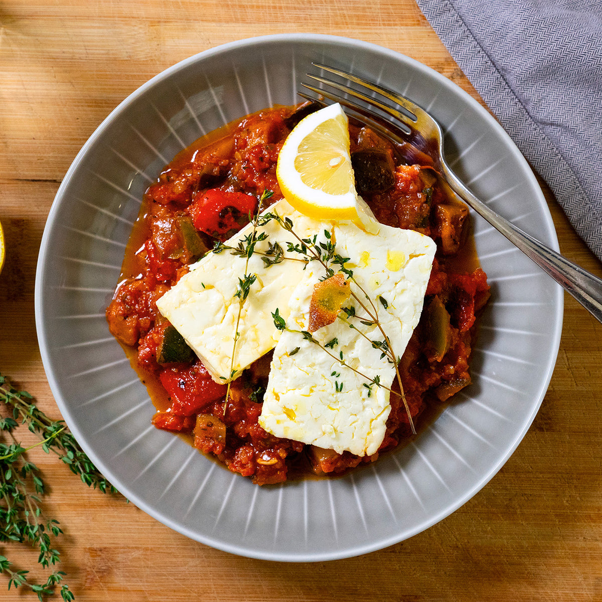 Ratatouille mit Fetakäse
