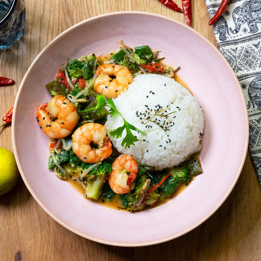 Red Thai Curry with Selva Shrimps