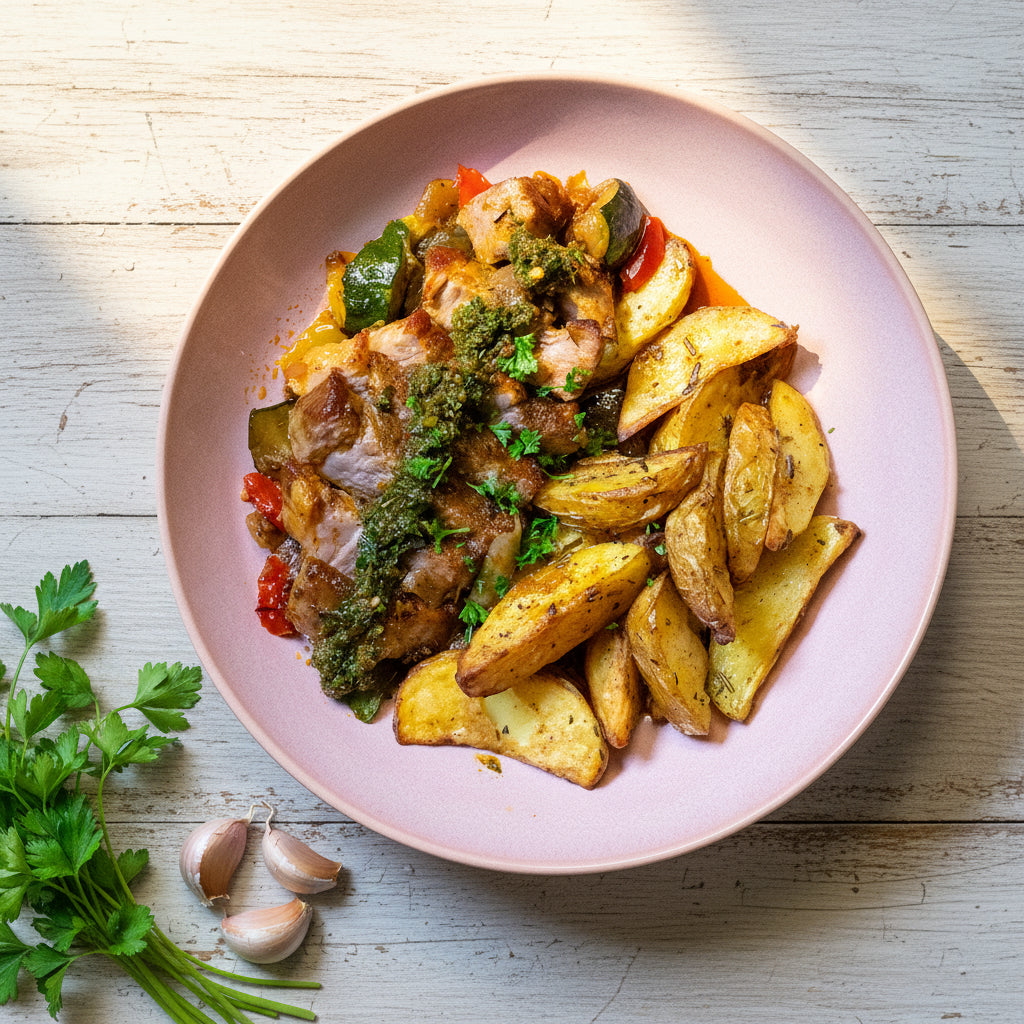 Pork Steak with Chimichurri 💪