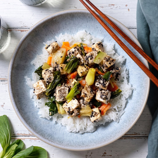 Sesam Tofu mit Pak Choi 🔥