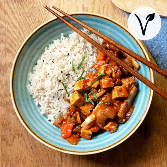 Sweet `N`Sour mit Tofu & Jasminreis