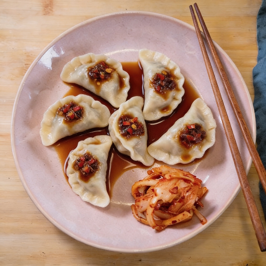 Beef Momos mit Kimchi ⚖️