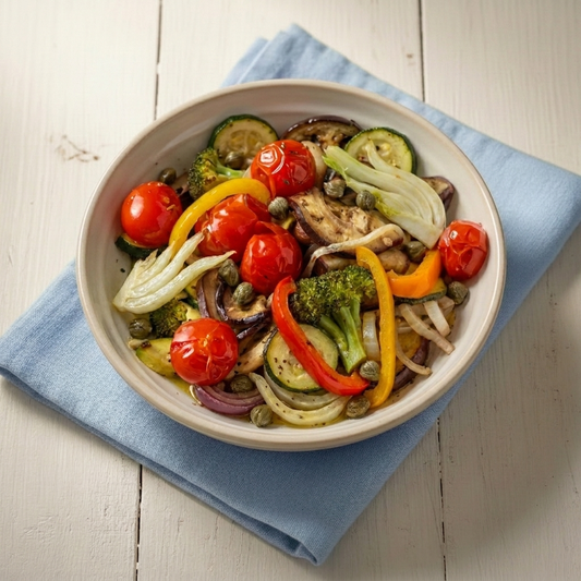 Salade de Légumes Rôtis Méditerranéenne