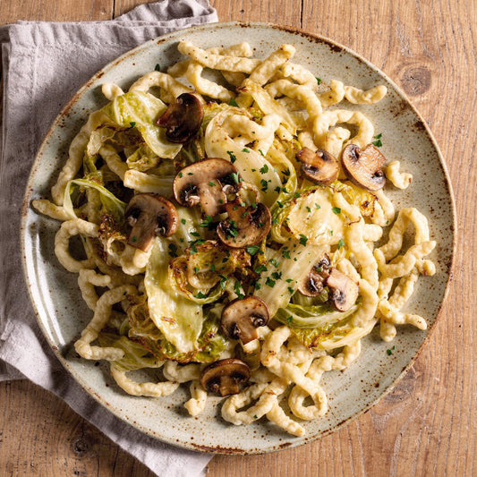 Poêlée de Chou Frisé Spätzli 💪